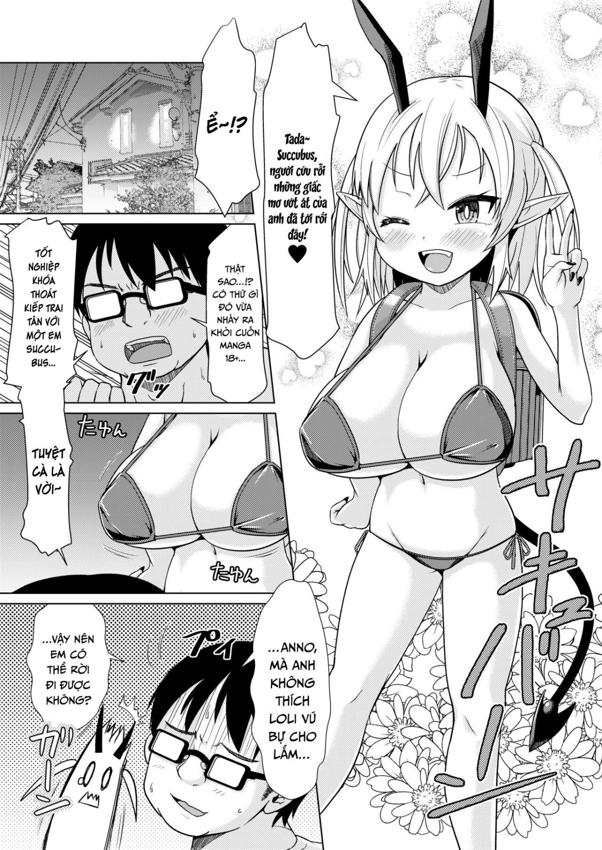 đọc truyện Mesugaki Succubus-chan, Hatsu Shigoto De Wakaraserareru Oneshot ảnh 3 tại Giả Dược