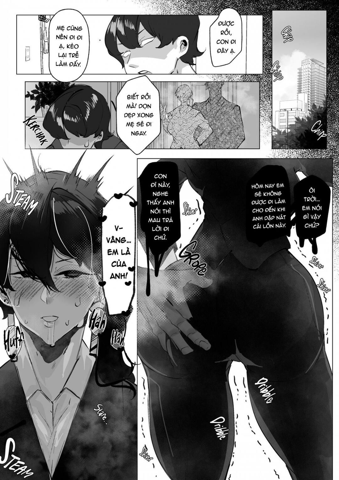 Miboujin Single Mother Wa Kaisha No Joushi Ni Mainichi Okasareteiru Oneshot page 16 - Giả Dược