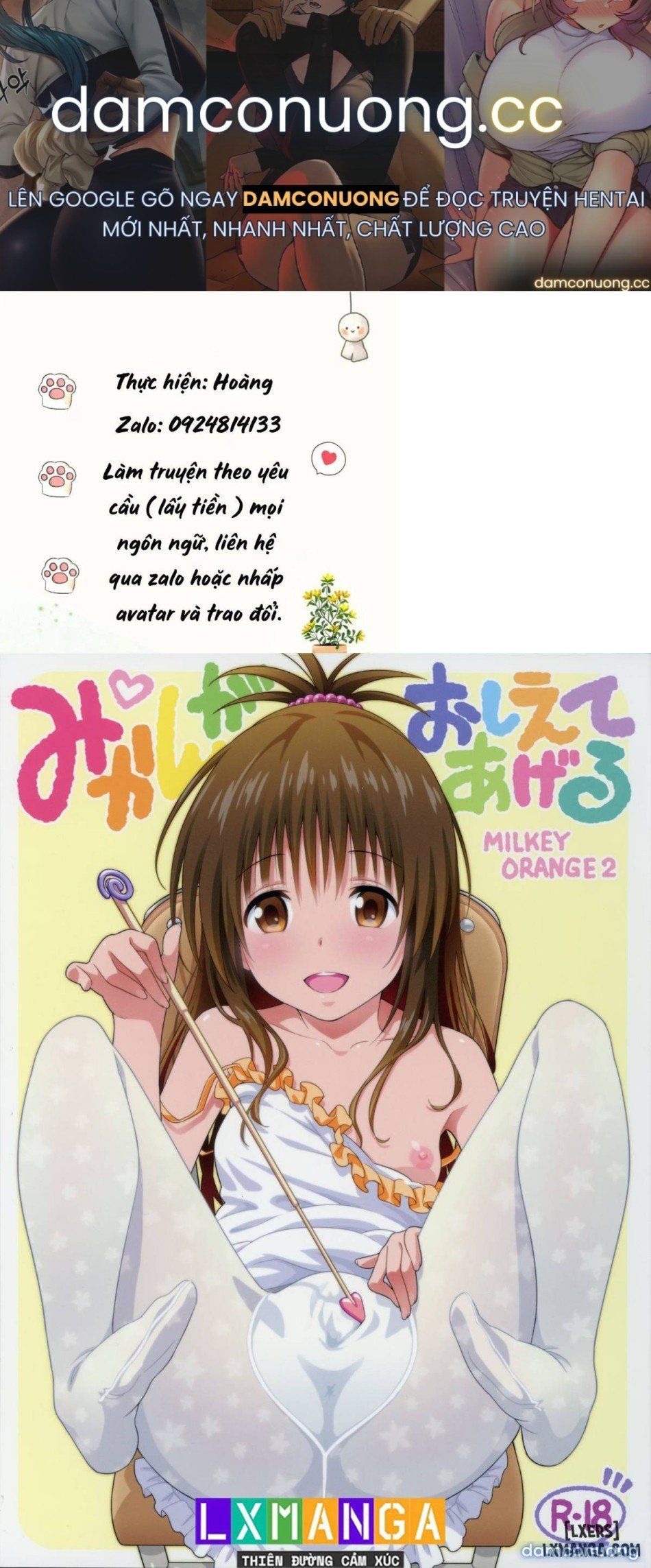 đọc truyện Mikan Ga Oshiete Ageru Milkey Orange 2 Chương 0 ảnh 2 tại Thiên Thai Truyện