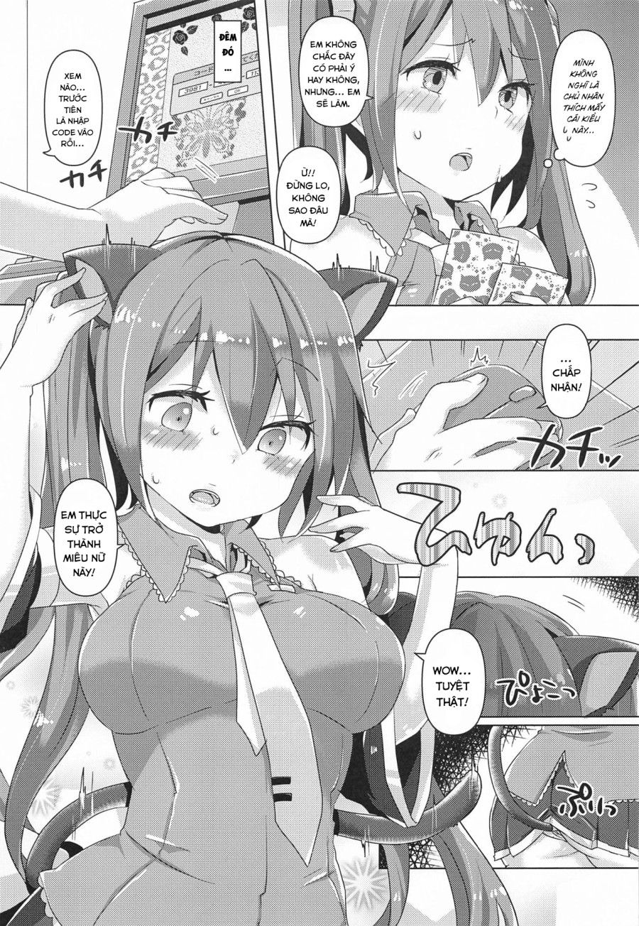 Miku-chan Ni Nekomimi Toka Plug In Shite Ichaicha Suru Hon (vocaloid) Oneshot page 5 - Giả Dược