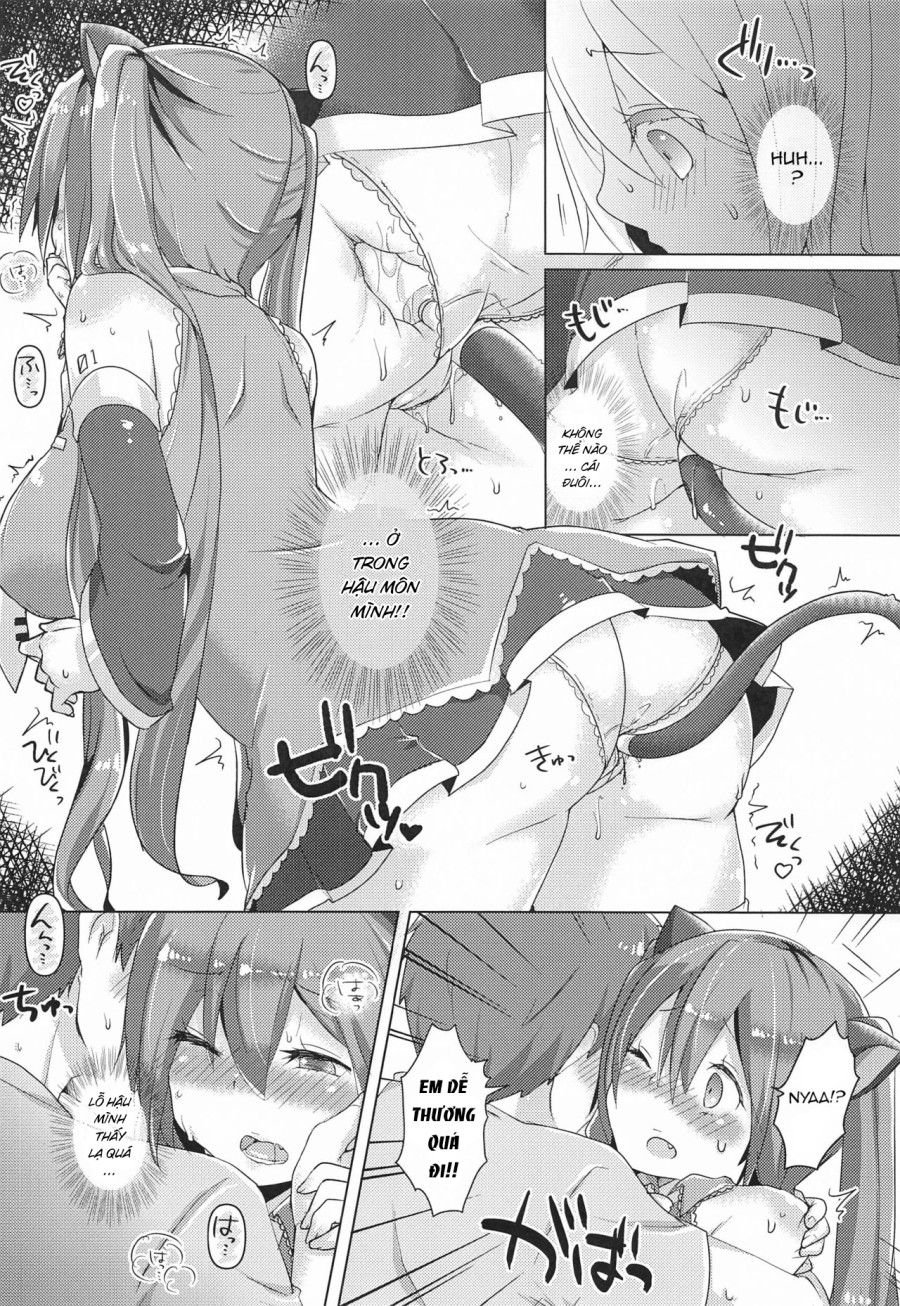Miku-chan Ni Nekomimi Toka Plug In Shite Ichaicha Suru Hon (vocaloid) Oneshot page 6 - Giả Dược