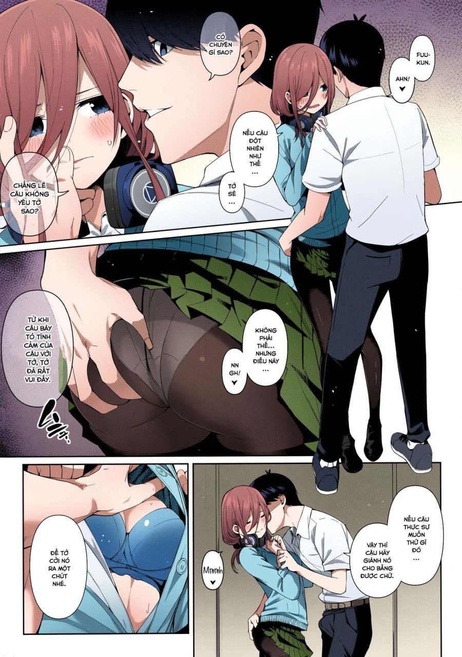 đọc truyện Miku No Mousou X Mousou (gotoubun No Hanayome) Oneshot ảnh 2 tại Giả Dược