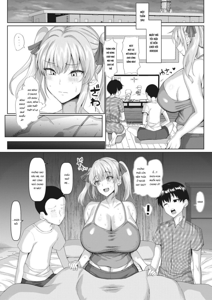 Mình Dẫn Bạn Về Nhà Chơi, Bạn Địt Luôn Mẹ Mình Oneshot page 11 - Giả Dược