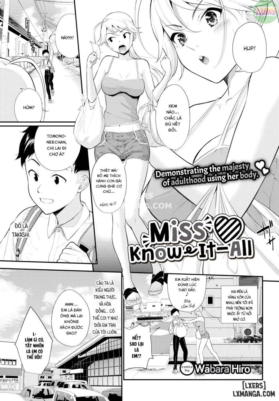 Miss Know-it-all Chương 1 page 1 - Giả Dược