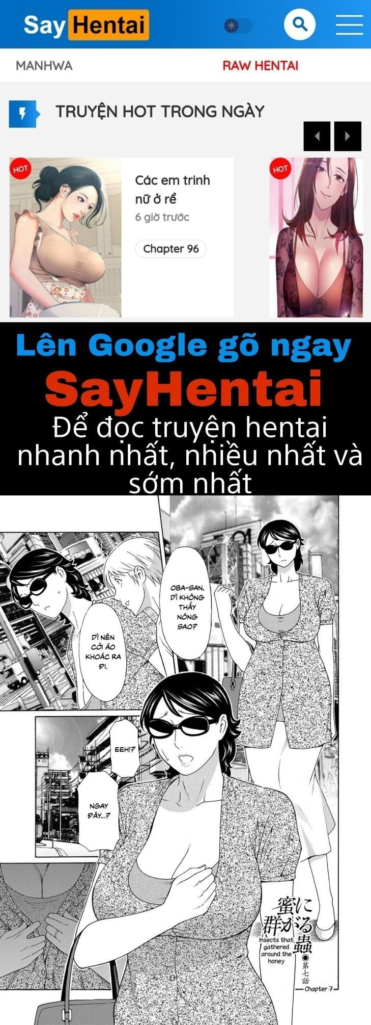 đọc truyện Mitsu Ni Muragaru Mushi Chương 7 ảnh 1 tại Giả Dược