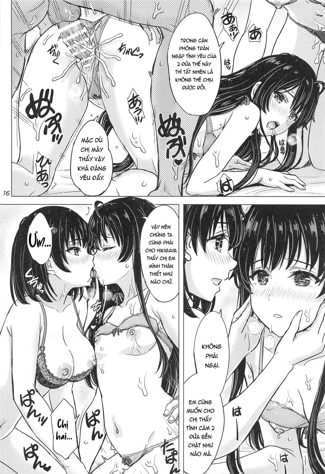 đọc truyện Miwakuteki Ni Yukinoshita Shimai Ga Rouraku Shite Kuru Oneshot ảnh 18 tại Thiên Thai Truyện
