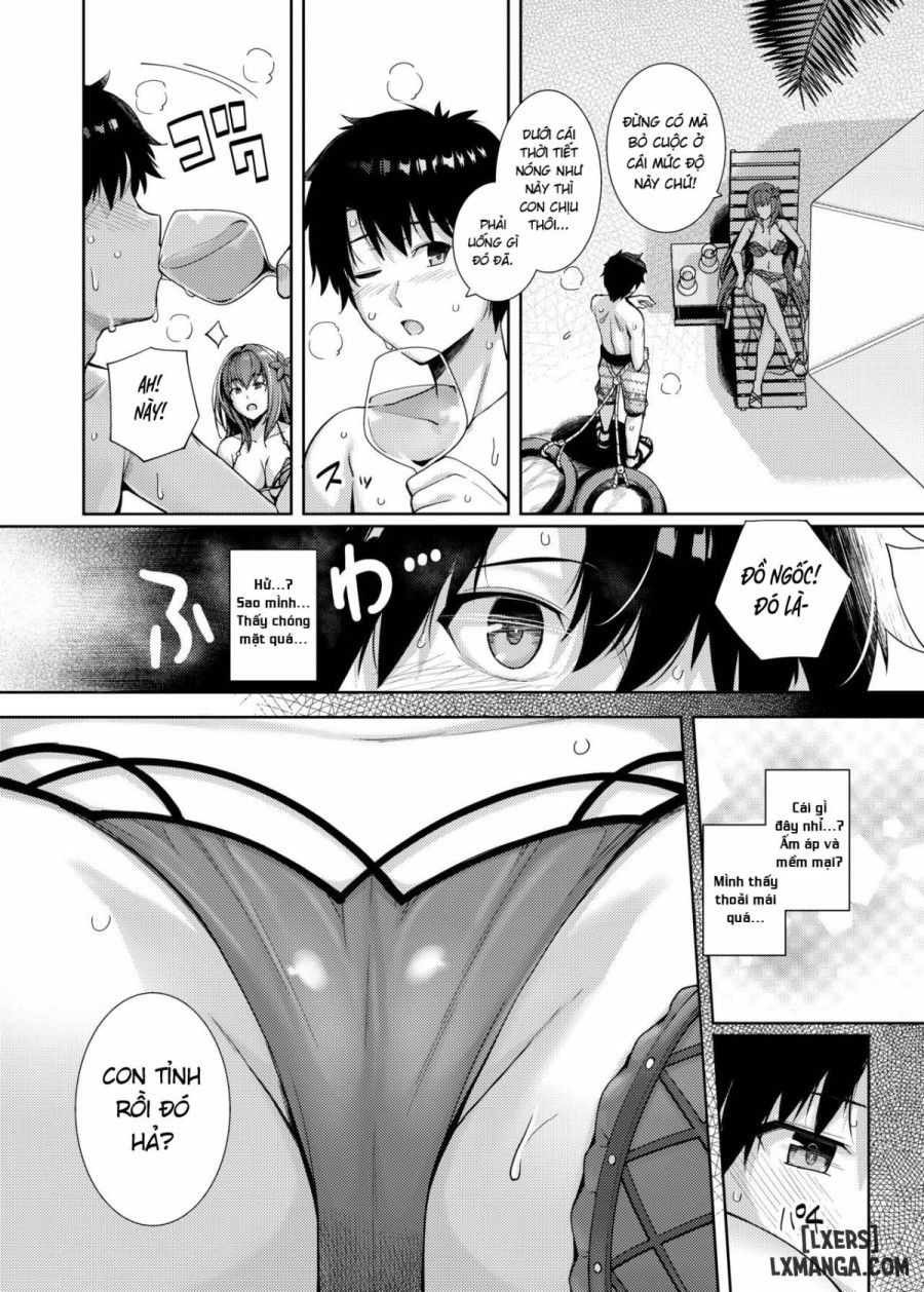 Mizugi Shishou To Koibito Ecchi Suru Hon Oneshot page 5 - Giả Dược