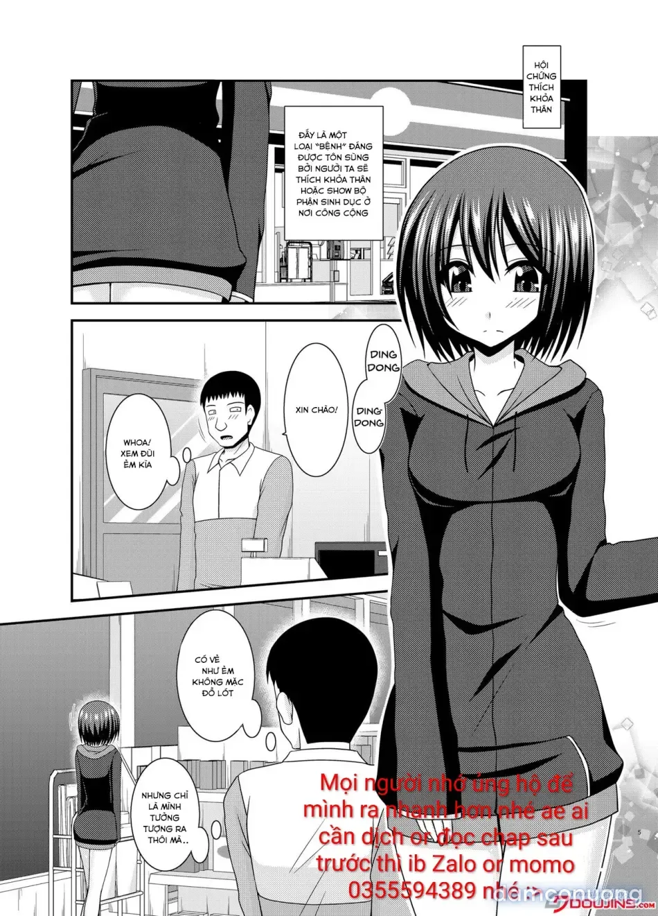 đọc truyện Mizushima-san Wa Roshutsushou Chương 1 ảnh 5 tại Thiên Thai Truyện