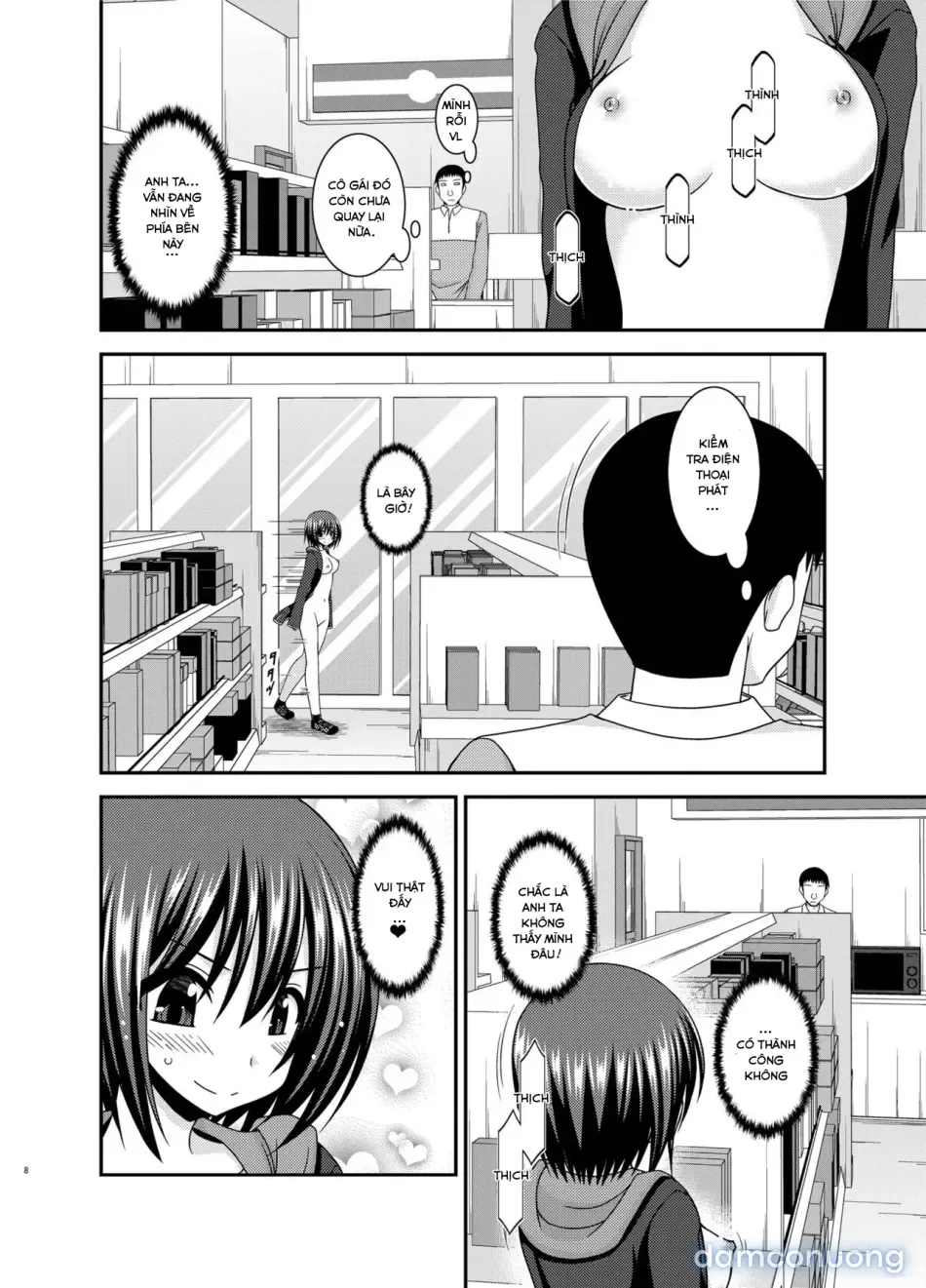 đọc truyện Mizushima-san Wa Roshutsushou Chương 1 ảnh 8 tại Thiên Thai Truyện