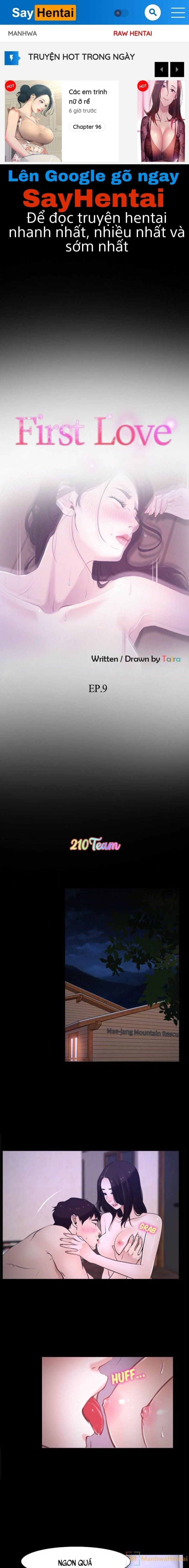 đọc truyện Mối Tình Đầu Tiên Chương 9 ảnh 2 tại Thiên Thai Truyện