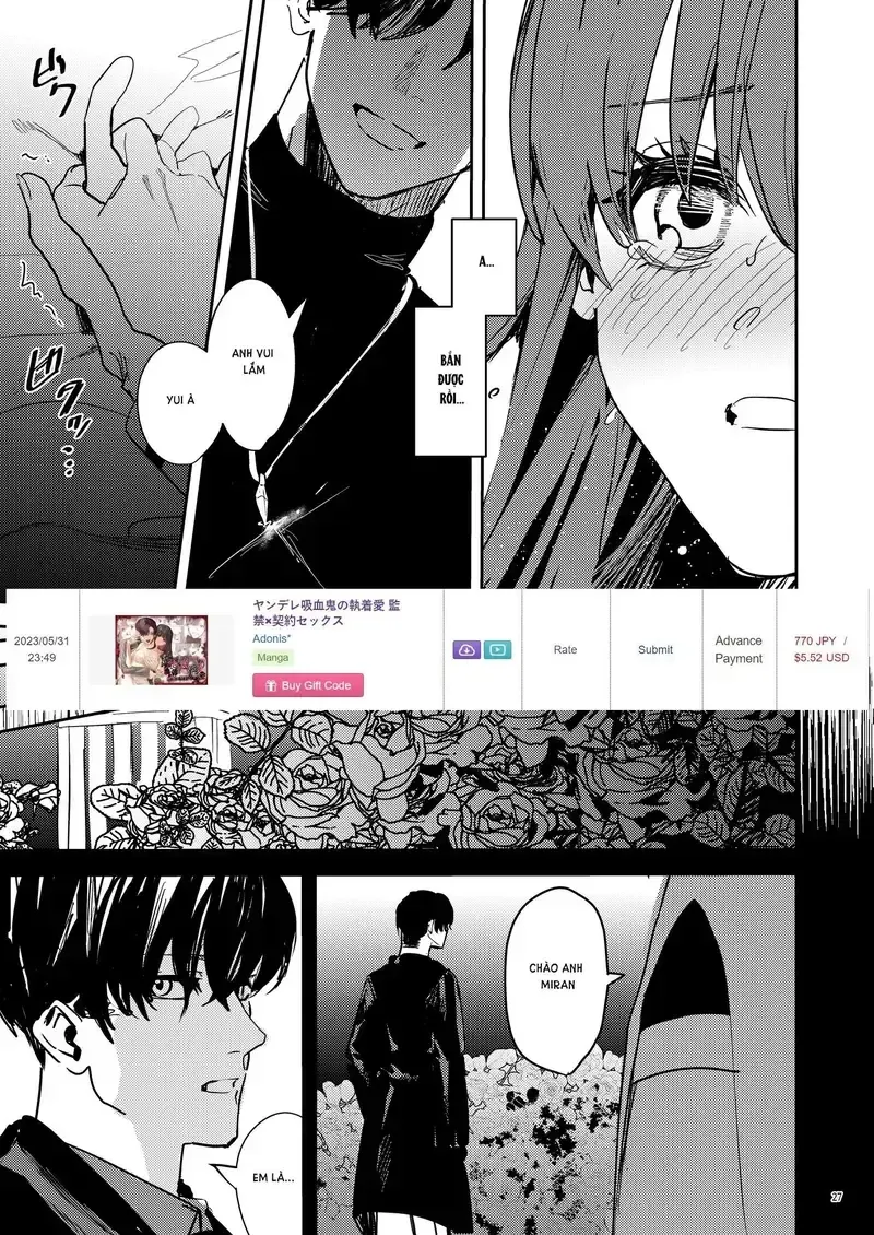 đọc truyện Mối Tình Không Thể Quên Của Ma Cà Rồng Yandere Chương 2 ảnh 8 tại Giả Dược