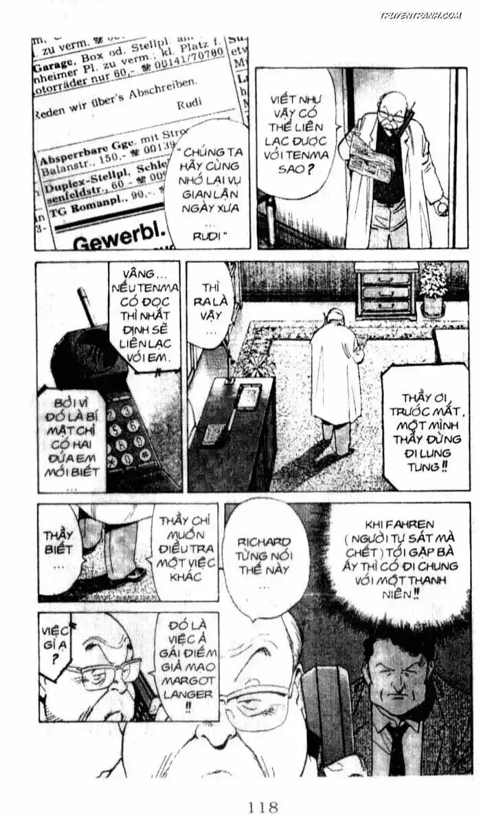 đọc truyện Monster - Naoki Urasawa Chương 58 ảnh 4 tại Giả Dược