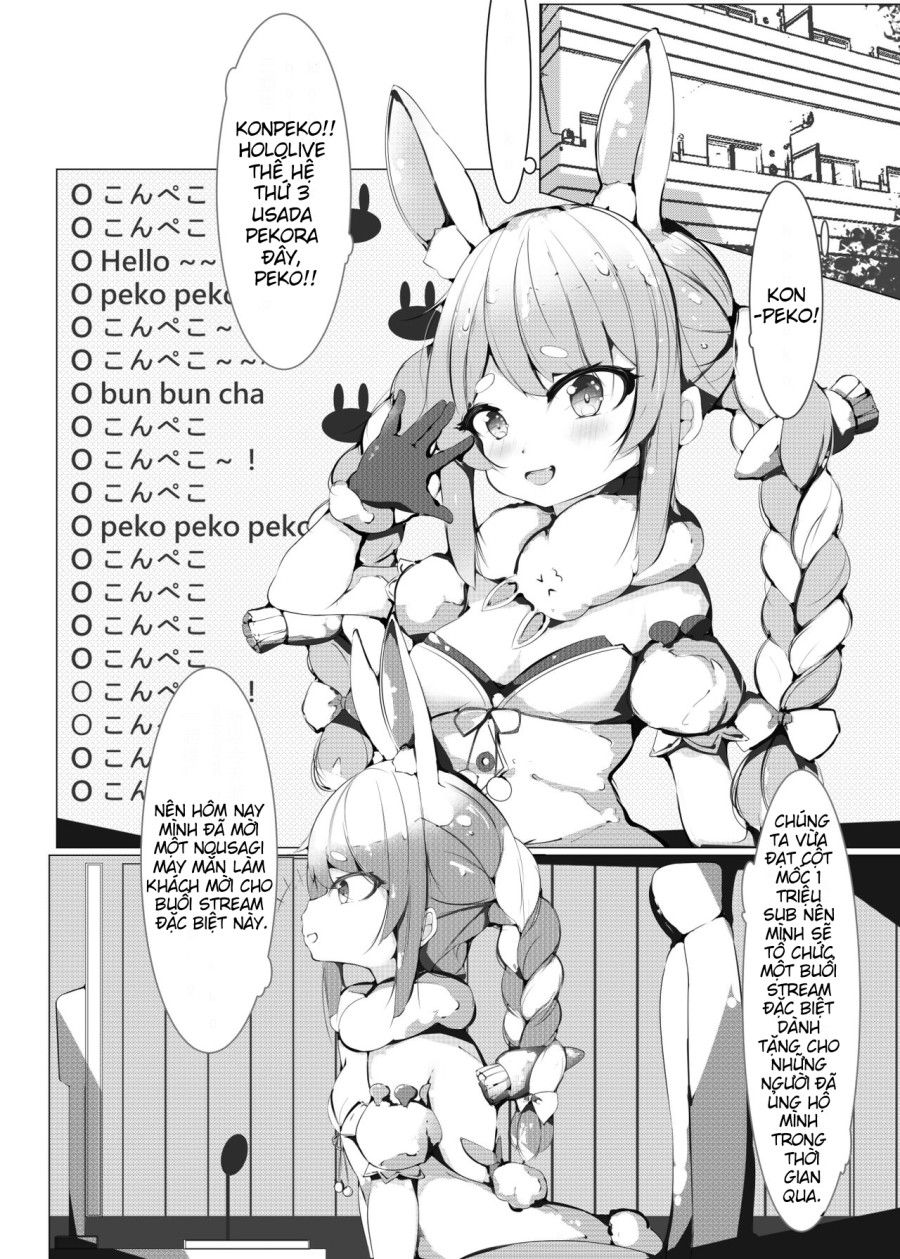 Một Buổi Stream Đặc Biệt Của Pekora Oneshot page 2 - Giả Dược