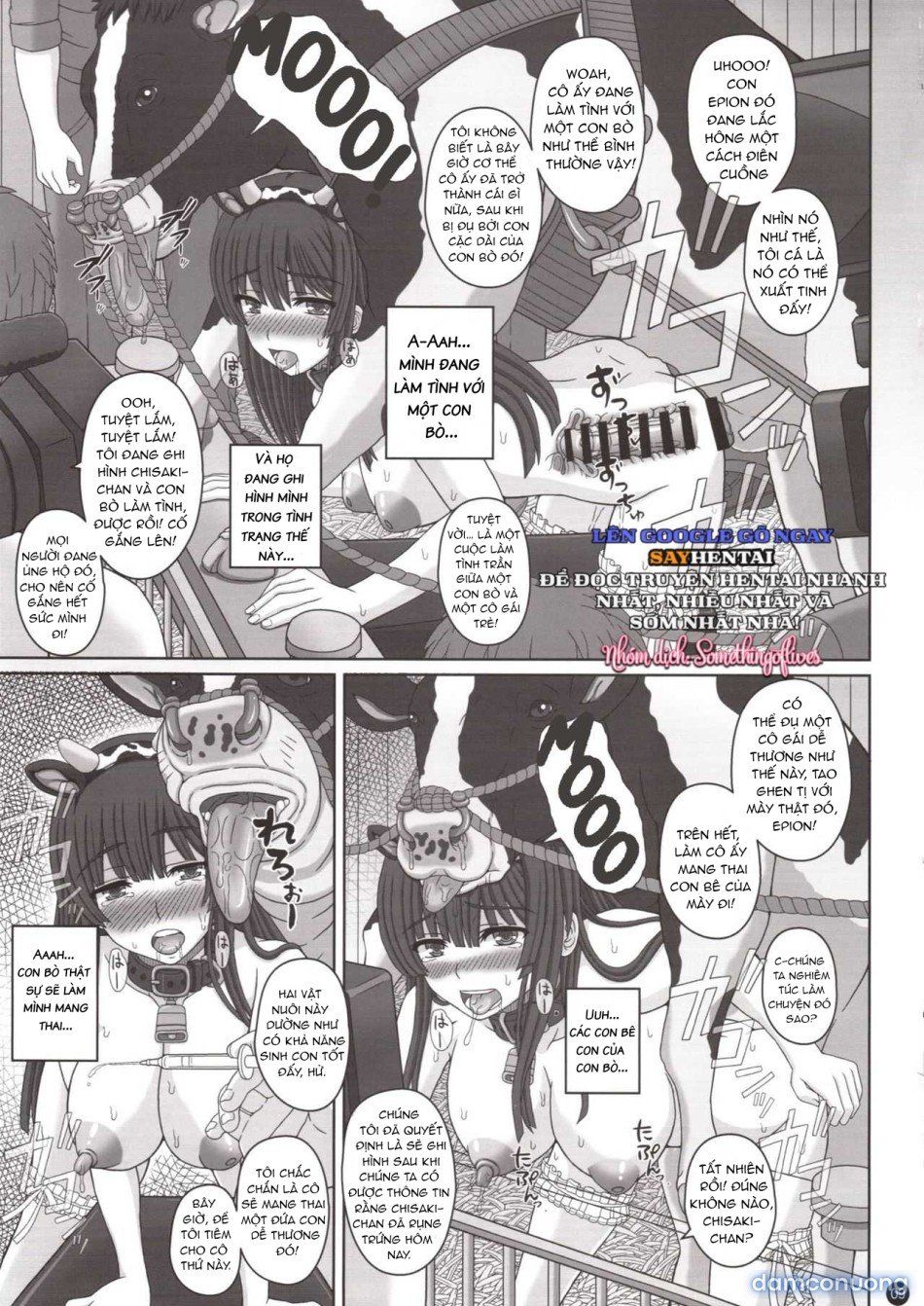 đọc truyện Một Cô Gái Trẻ Được Thụ Tinh Và Giao Phối Bởi Một Con Bò Chương 1 ảnh 9 tại Thiên Thai Truyện