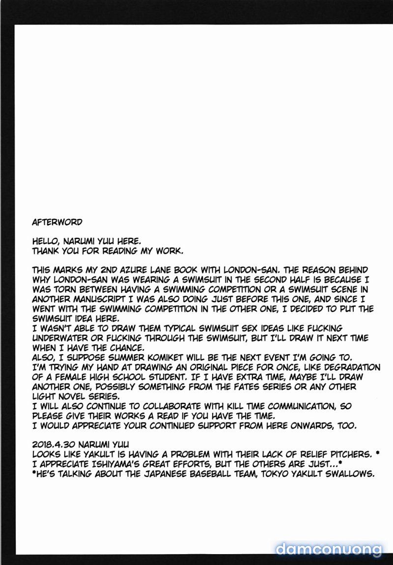 Một Ngày Hẹn Hò Với London-san: Một Tuần Sau. Oneshot page 20 - Giả Dược