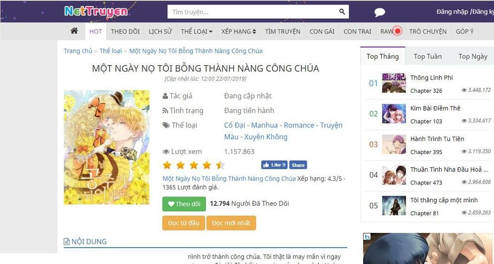 đọc truyện Một Ngày Nọ Tôi Bỗng Thành Nàng Công Chúa Chương 55 ảnh 33 tại Thiên Thai Truyện