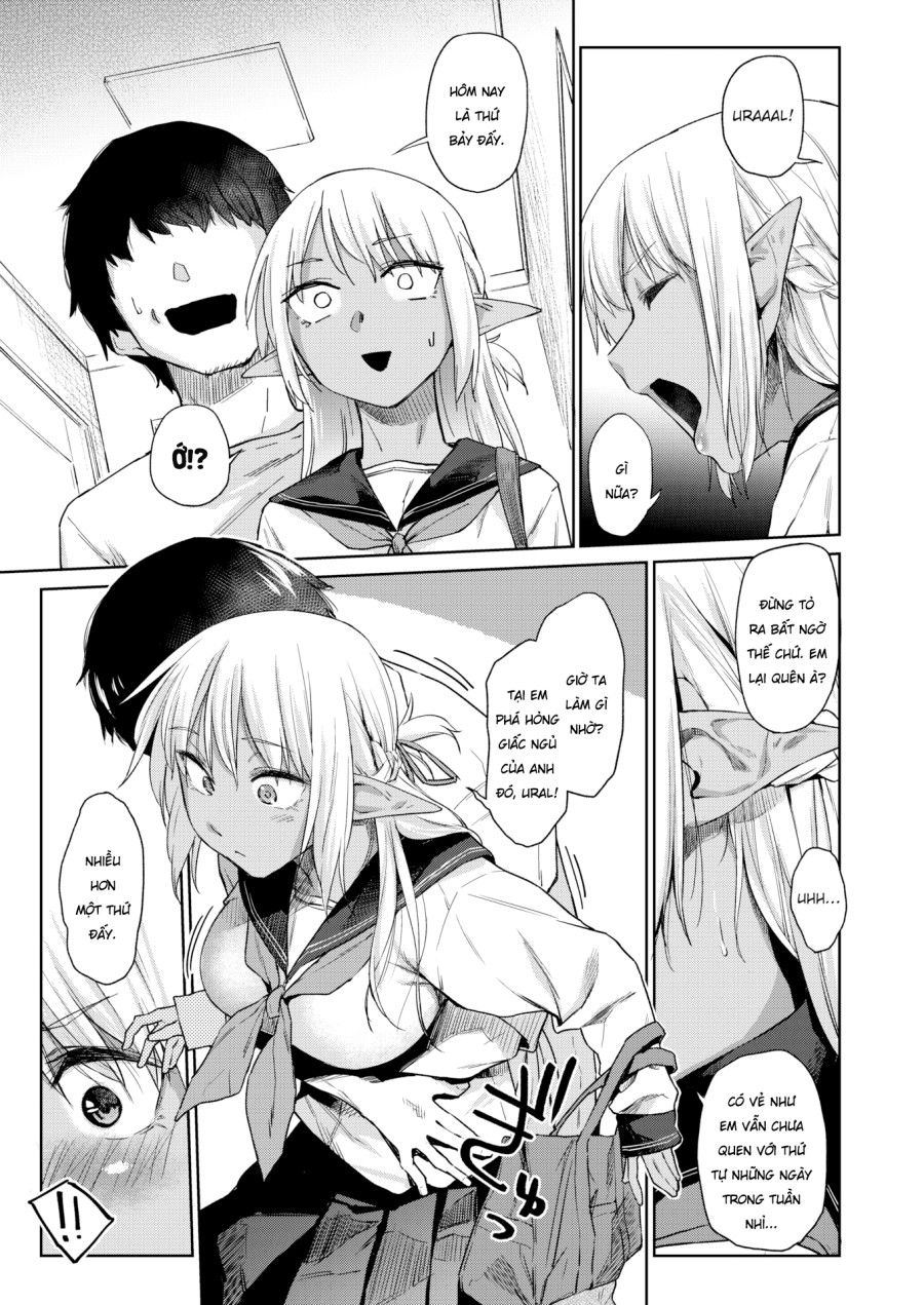 Một Nhà Cùng Nàng Nữ Sinh Elf Da Ngăm Chương 1 page 9 - Giả Dược