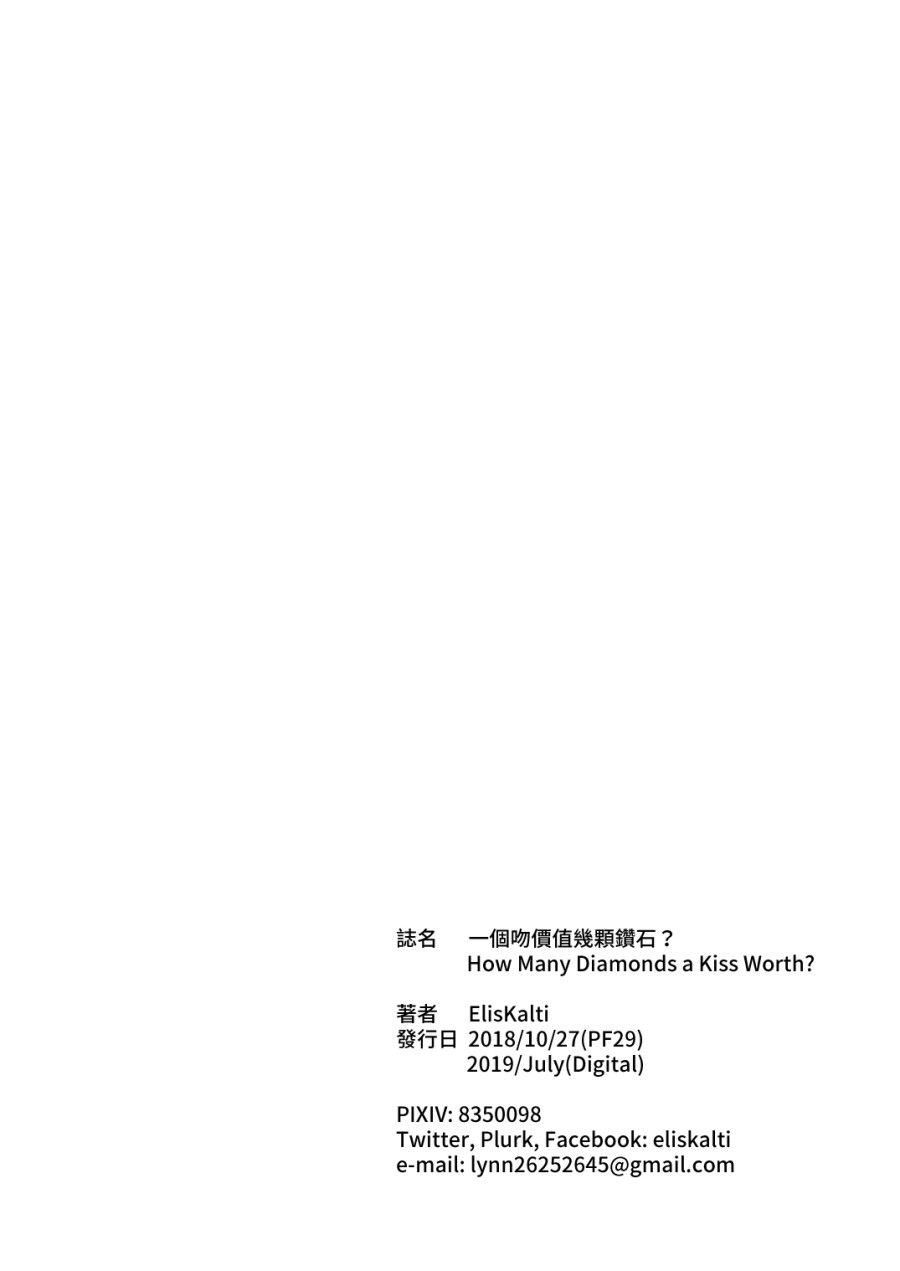Một Nụ Hôn Đáng Giá Bao Nhiêu Kim Cương? Oneshot page 40 - Giả Dược