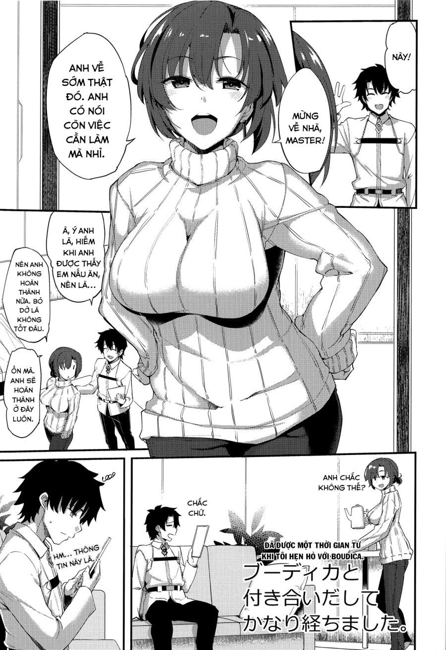 Một Thời Gian Từ Khi Tôi Bắt Đầu Hẹn Hò Với Boudica. Oneshot page 3 - Giả Dược