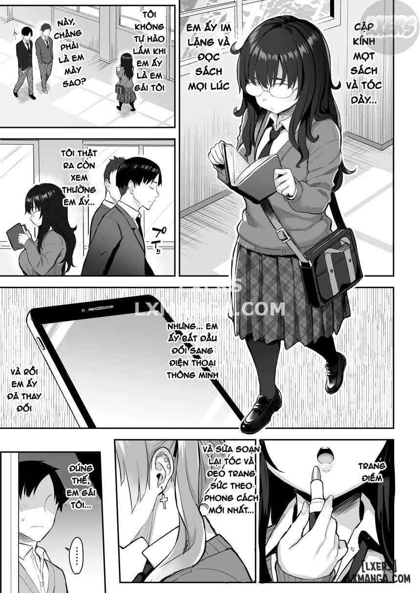 đọc truyện Moto Incha No Kyonyuu Yariman Imouto Ga Erosugite, Onii-chan Wa Mou Full Chương 1 ảnh 4 tại Truyện Dạ Ký