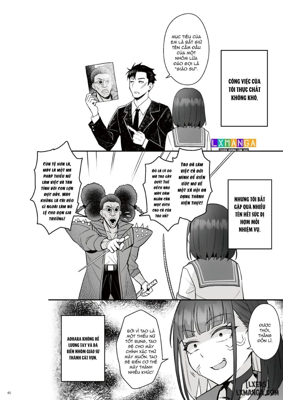 Moto Mahou Shoujo No Shigoto Hanashi Ao Zenjitsutan Chương 0 page 40 - Giả Dược