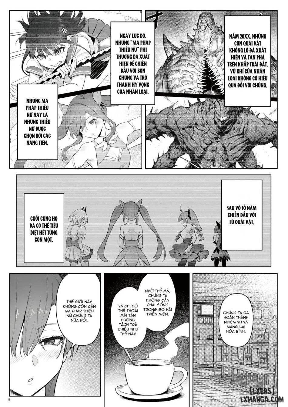 Moto Mahou Shoujo No Shigoto Hanashi Ao Zenjitsutan Chương 0 page 5 - Giả Dược