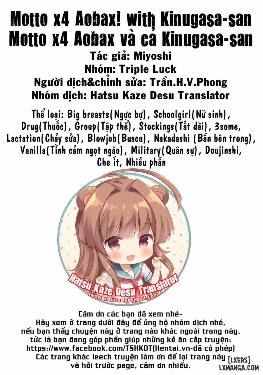 Motto X4 Aobax! With Kinugasa-san Oneshot page 25 - Giả Dược