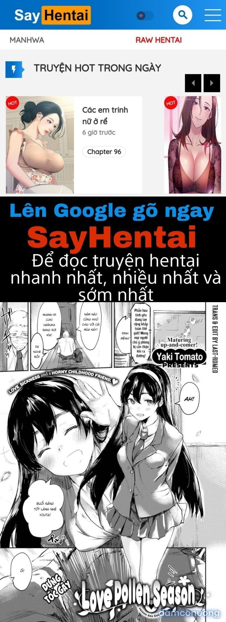 đọc truyện Mùa Phấn Hoa Động Dục Chương 1 ảnh 1 tại Giả Dược