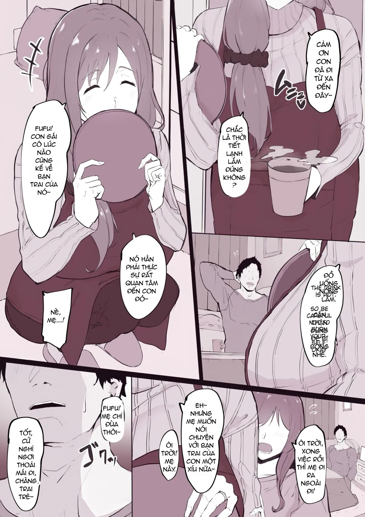 đọc truyện "musume No Karesi Ni Netorare Tyau Mama-san - Oneshot  " Chương 1 ảnh 2 tại Thiên Thai Truyện
