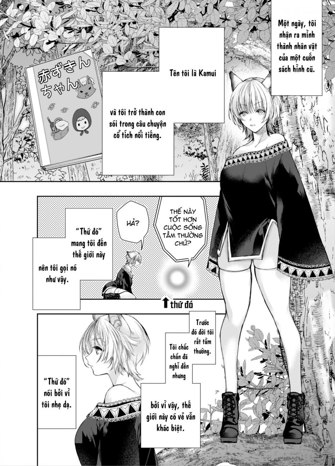Muttsuri Akazukin-kun Kara Wa Nigerarenai Chương 1 page 8 - Giả Dược