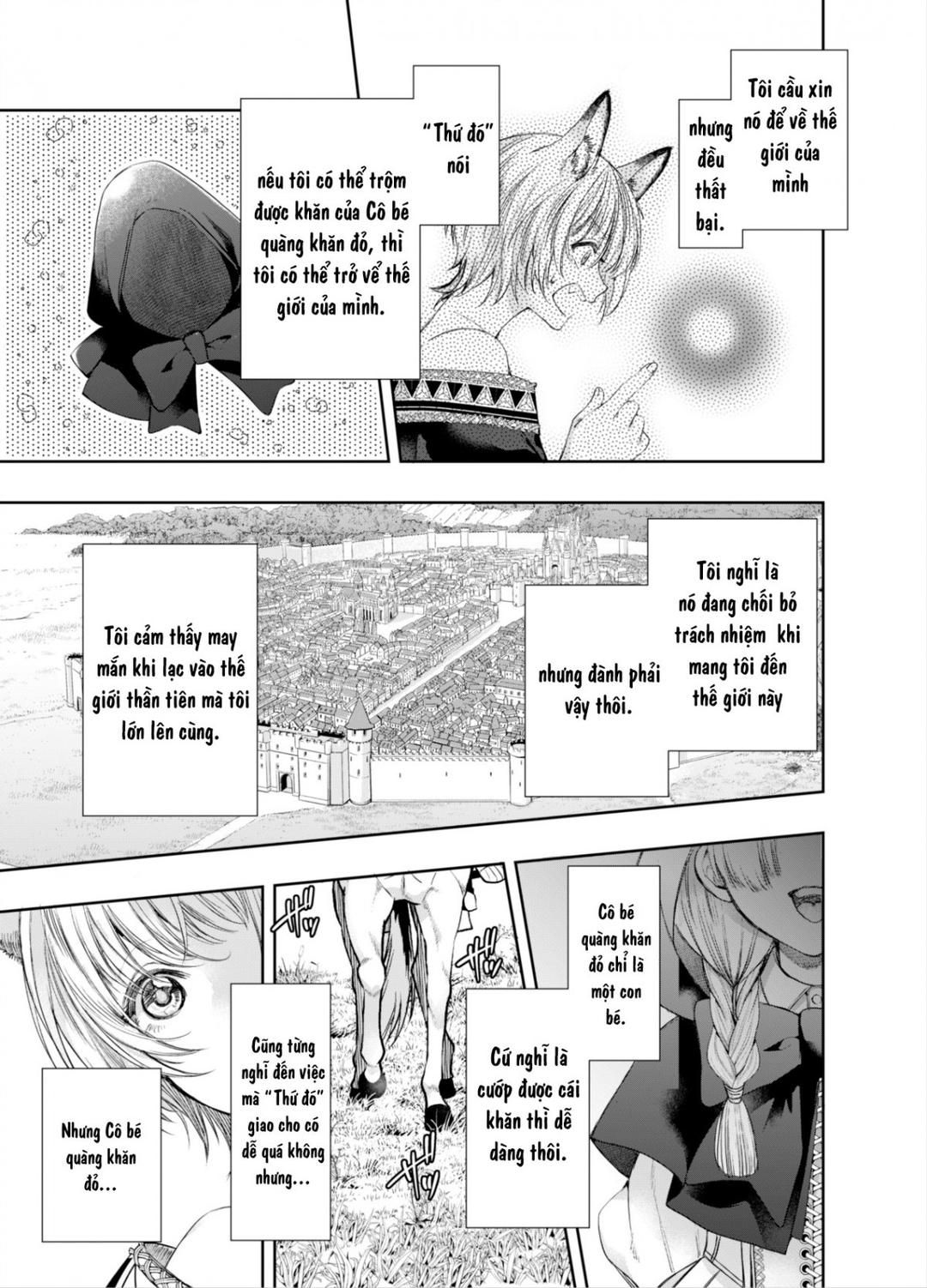 Muttsuri Akazukin-kun Kara Wa Nigerarenai Chương 1 page 9 - Giả Dược