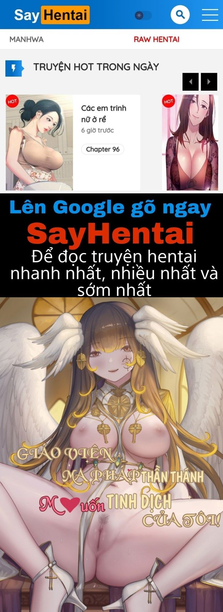 đọc truyện My Holy Magic Teacher Wants My Cum! Oneshot ảnh 1 tại Giả Dược