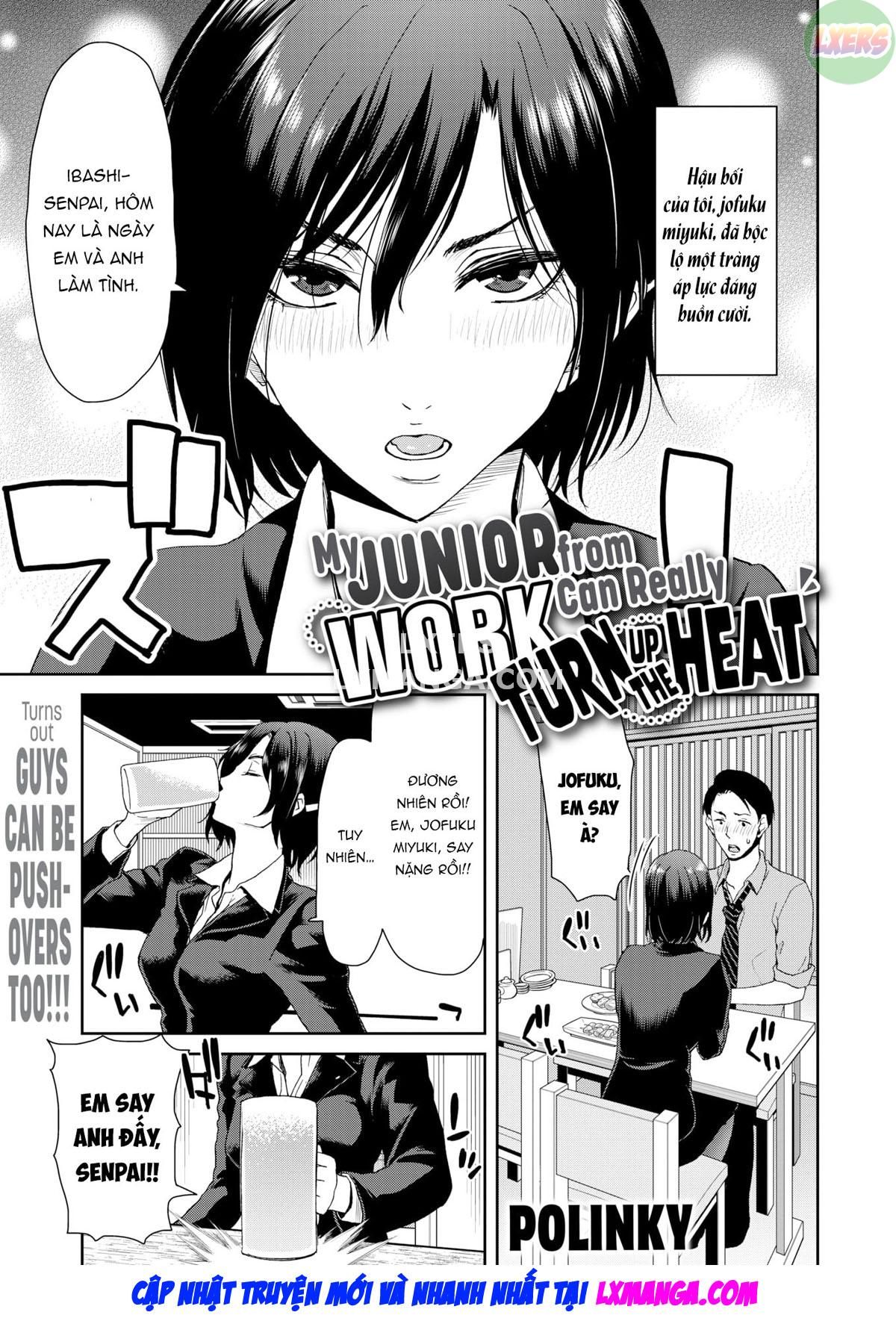 đọc truyện My Junior From Work Can Really Turn Up The Heat Oneshot ảnh 4 tại Giả Dược
