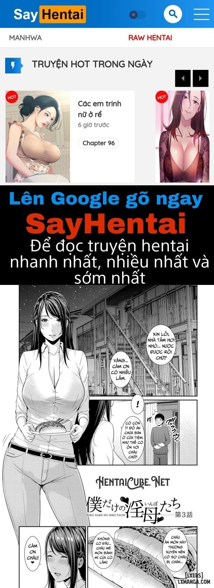 đọc truyện My Three Horny Moms Chương 3 ảnh 1 tại Giả Dược