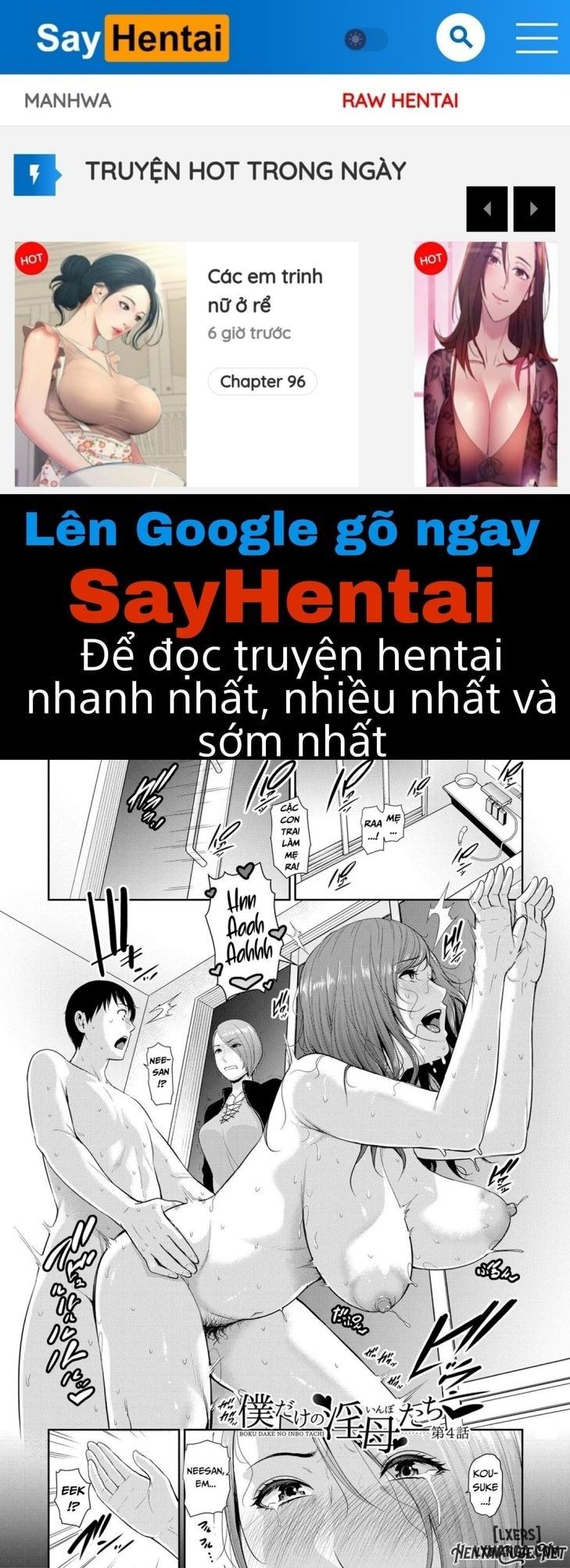 đọc truyện My Three Horny Moms Chương 4 ảnh 1 tại Giả Dược