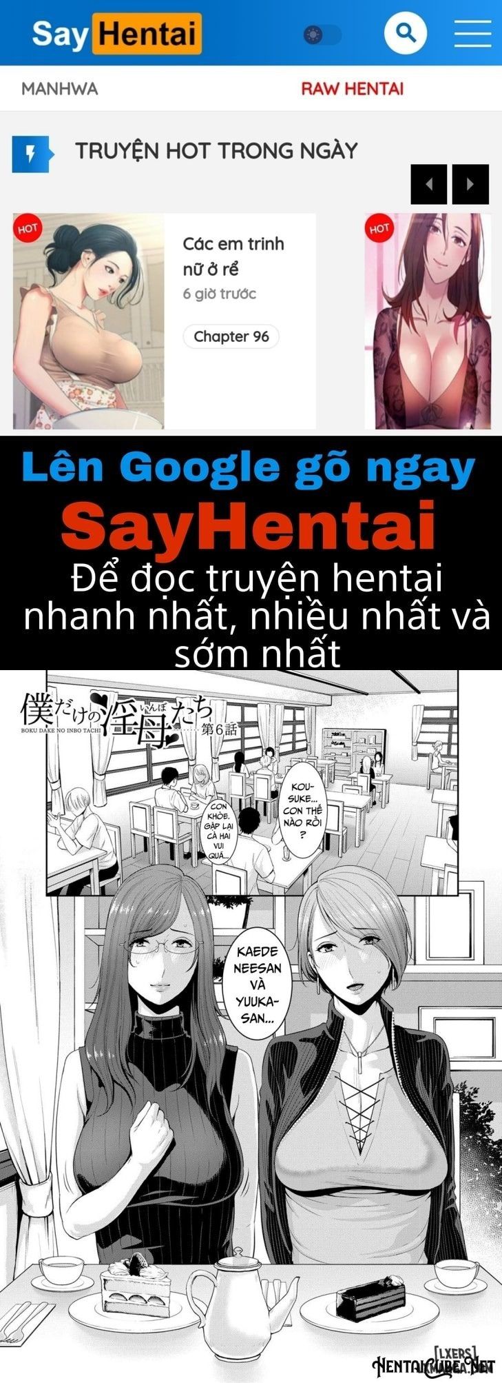 đọc truyện My Three Horny Moms Chương 6 ảnh 1 tại Giả Dược