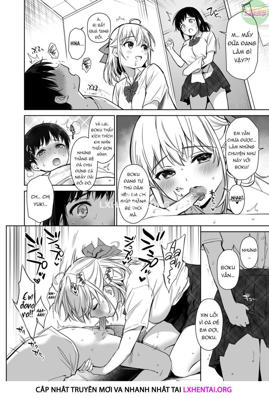 đọc truyện Naisho No Hajimete ~suunenburi Ni Atta Shinseki No Bijin Jk Shimai Ni Ecchi No Tehodoki Sarechaimasu~ Oneshot ảnh 18 tại Thiên Thai Truyện