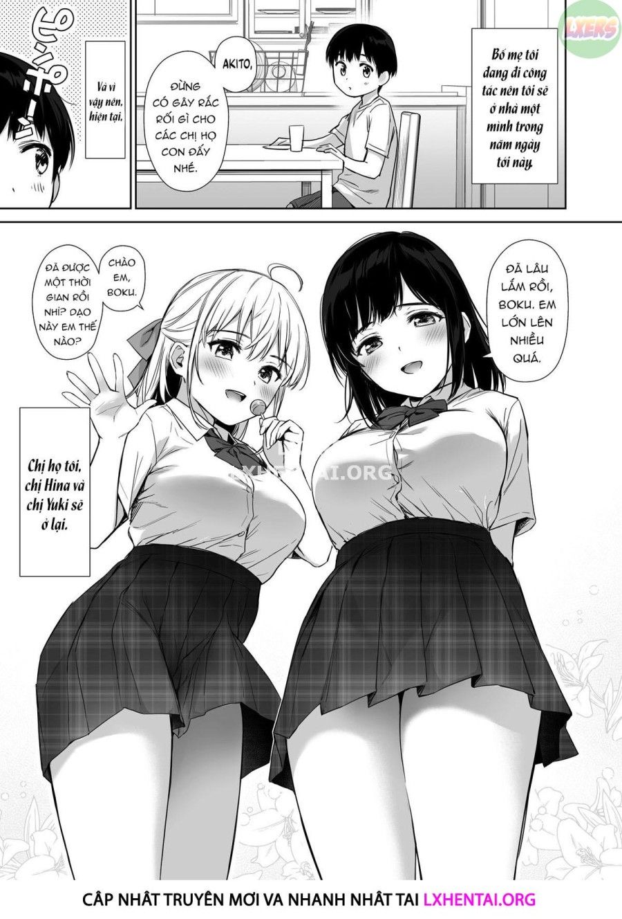 đọc truyện Naisho No Hajimete ~suunenburi Ni Atta Shinseki No Bijin Jk Shimai Ni Ecchi No Tehodoki Sarechaimasu~ Oneshot ảnh 7 tại Thiên Thai Truyện