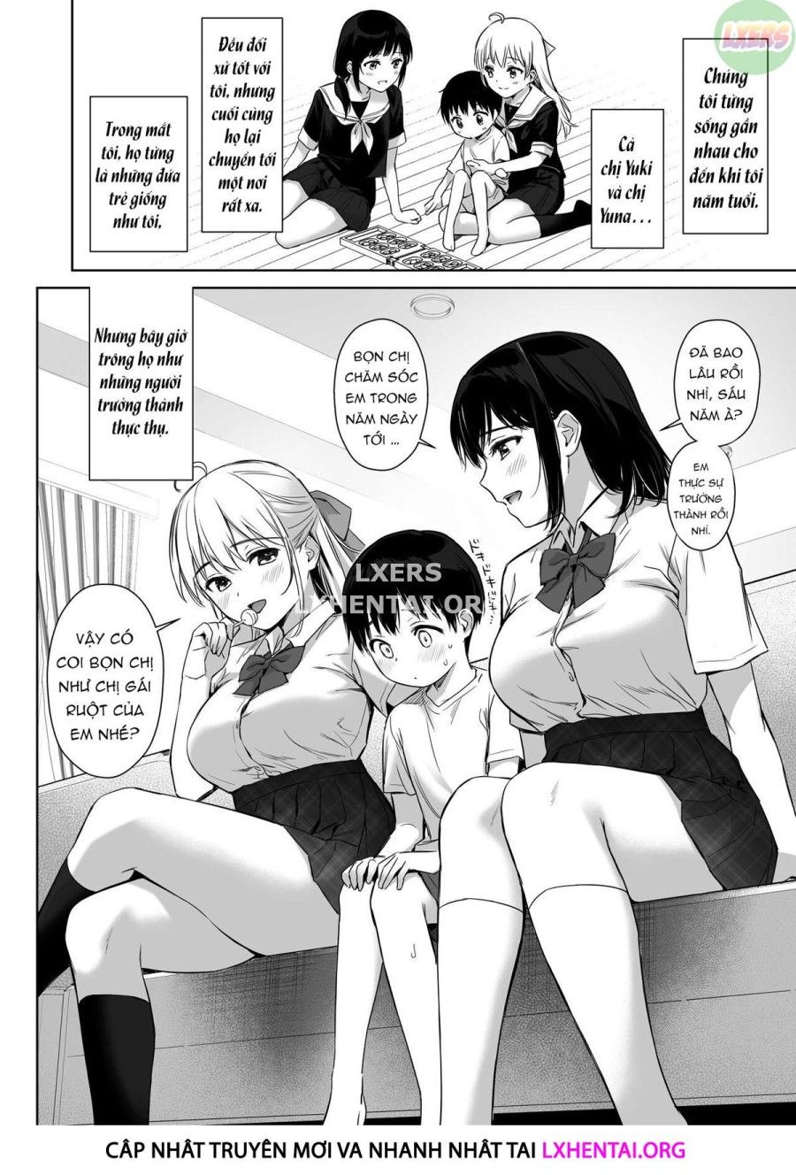 đọc truyện Naisho No Hajimete ~suunenburi Ni Atta Shinseki No Bijin Jk Shimai Ni Ecchi No Tehodoki Sarechaimasu~ Oneshot ảnh 8 tại Thiên Thai Truyện