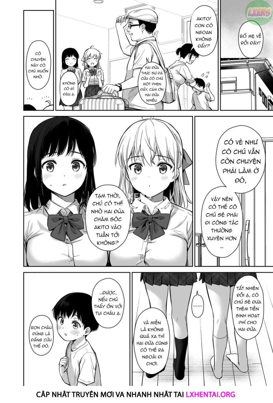 đọc truyện Naisho No Hajimete ~suunenburi Ni Atta Shinseki No Bijin Jk Shimai Ni Ecchi No Tehodoki Sarechaimasu~ Oneshot ảnh 79 tại Thiên Thai Truyện