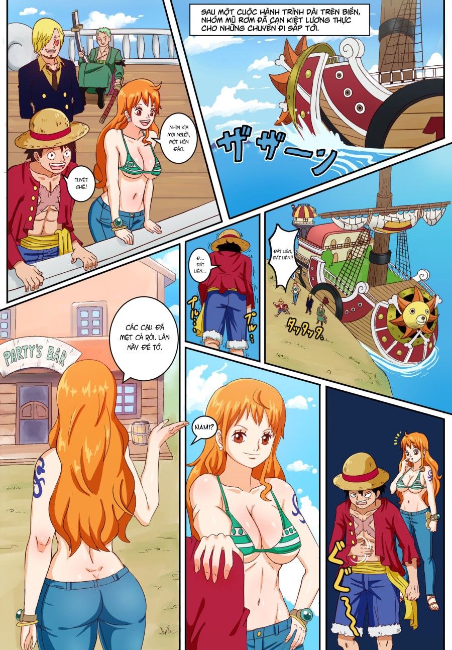 Nami Và Robin Ở Quán Bar Oneshot page 3 - Giả Dược