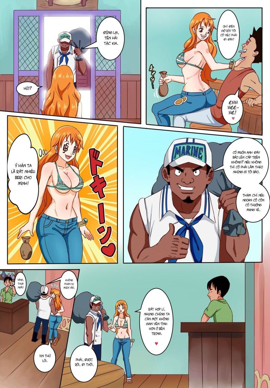 Nami Và Robin Ở Quán Bar Oneshot page 5 - Giả Dược