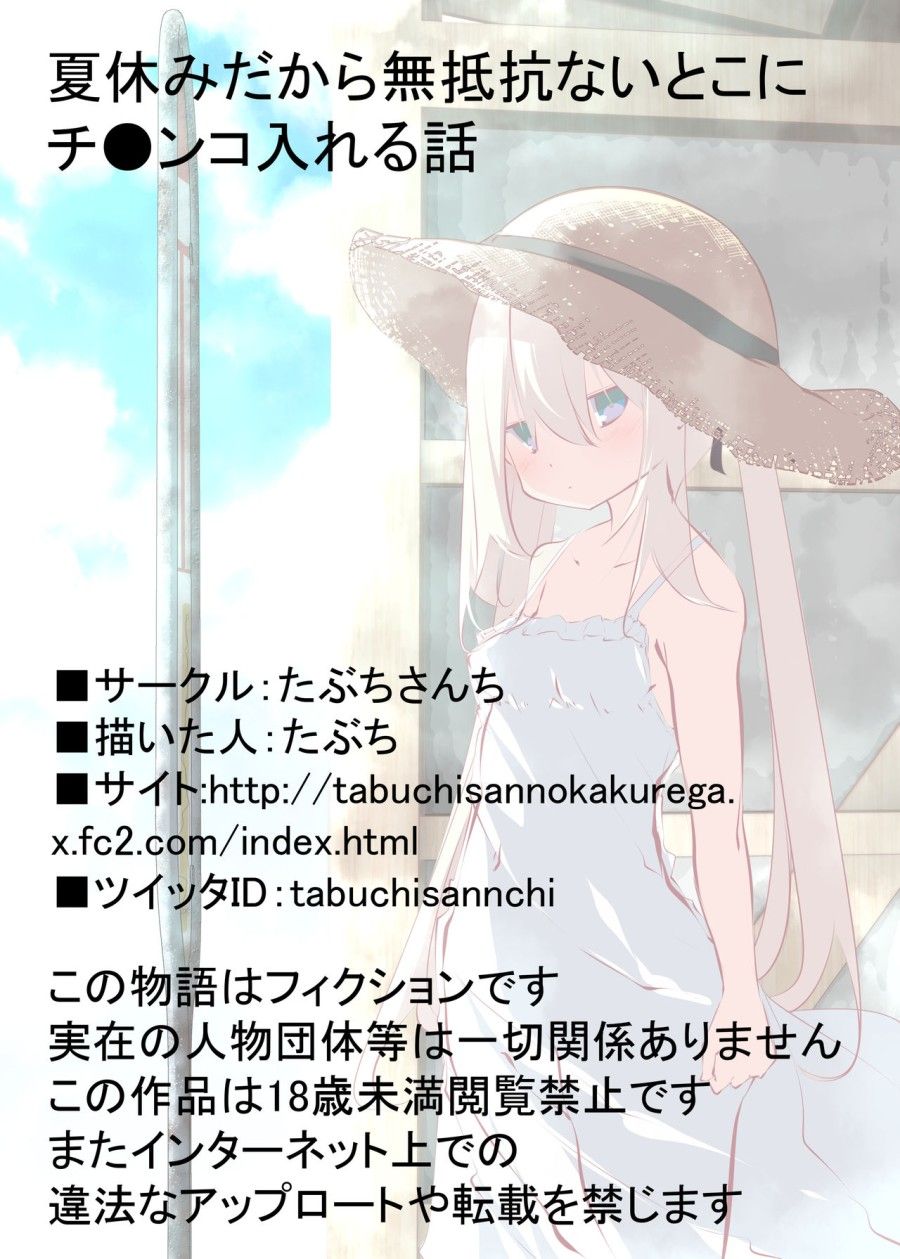 Natsuyasumi Dakara Muteikou Na Itoko Ni Chinko Ireru Hanashi Chương 4 page 21 - Giả Dược