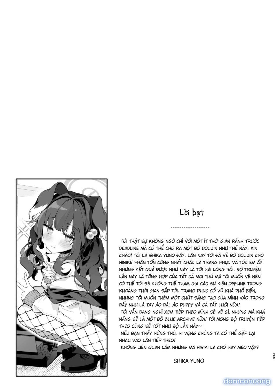 đọc truyện Nekozuka Hibiki Hôm Nay Cũng Không Thể Từ Chối. Chương 0 ảnh 28 tại Thiên Thai Truyện