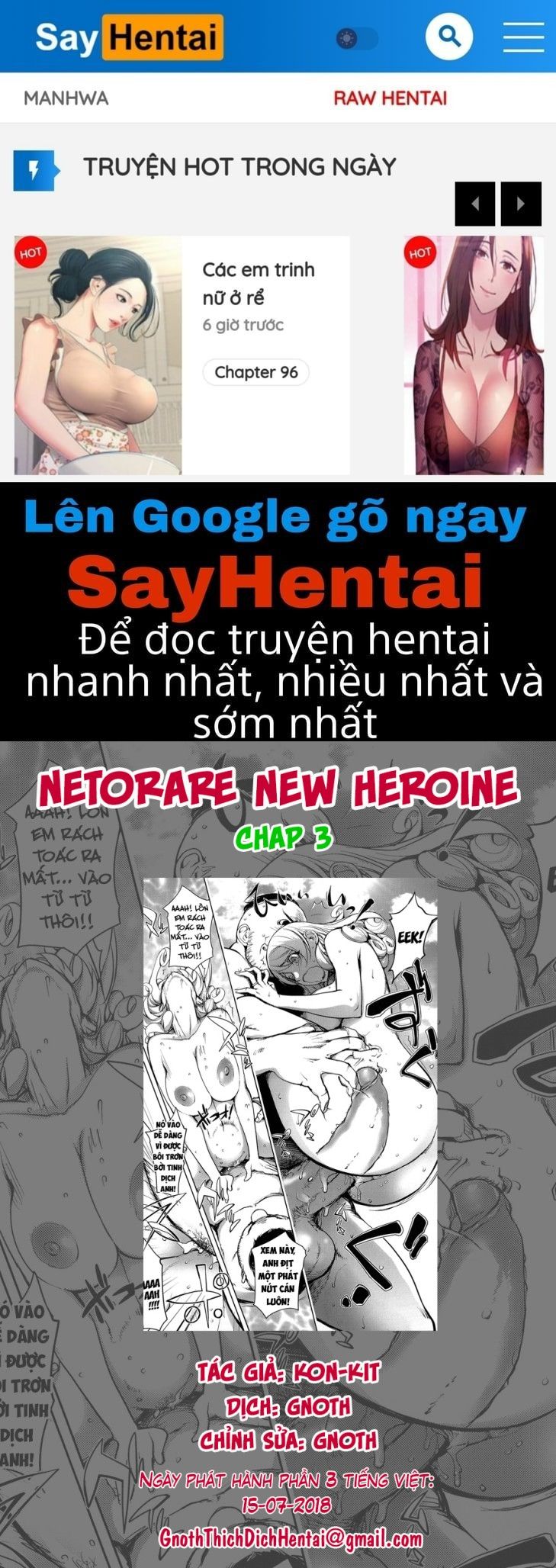 đọc truyện Netorare New Heroine Chương 3 ảnh 1 tại Giả Dược