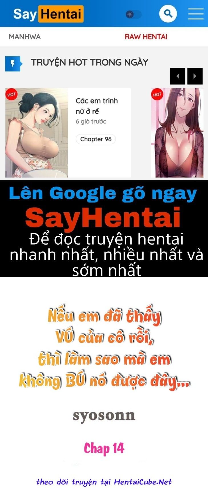 đọc truyện Nếu Đã Thấy Vú Cô Rồi Thì Làm Sao Em Không Bú Nó Được Đây… Chương 14 ảnh 1 tại Giả Dược
