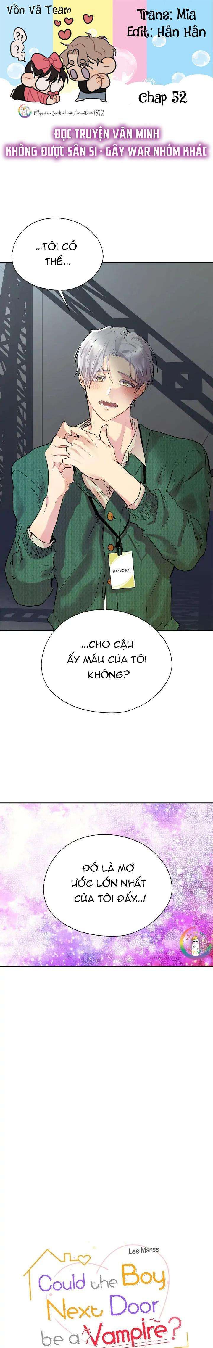 đọc truyện Nếu Như Cậu Bạn Hàng Xóm Là Vampire? Chương 52 ảnh 1 tại Giả Dược