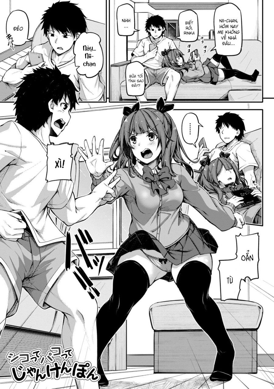 Nếu Thua Onii-chan, Bọn Tôi Sẽ Làm Tình! ~ Oẳn Tù Tì Chương 1 page 2 - Giả Dược
