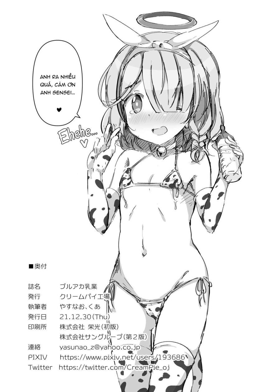 Ngành Công Nghiệp Sữa Của Blue Archive Oneshot page 18 - Giả Dược
