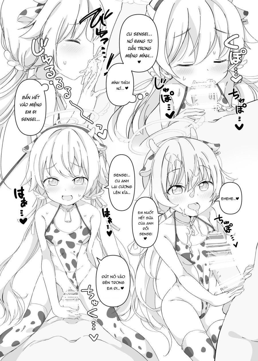 Ngành Công Nghiệp Sữa Của Blue Archive Oneshot page 10 - Giả Dược